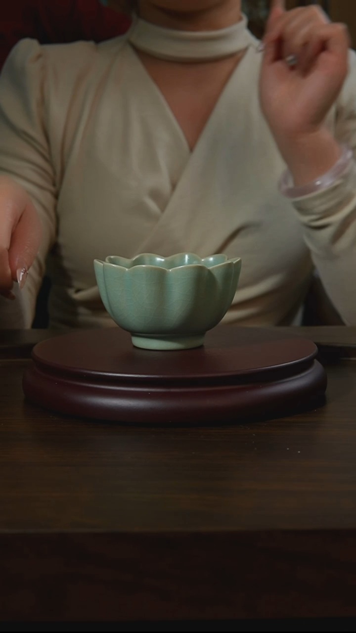 杯子瓷汝州原产地原矿仿古老釉q