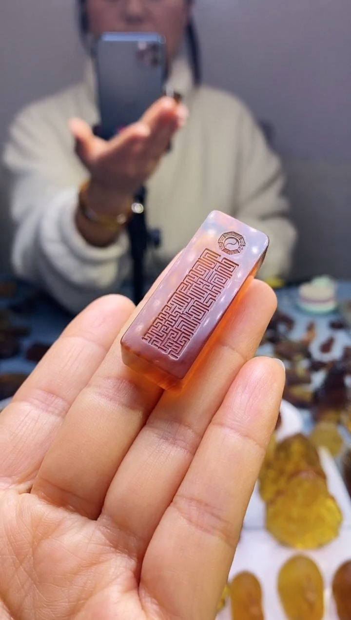 【闪购商品】琥珀颈饰未镶嵌HP97-78（天官赐福）