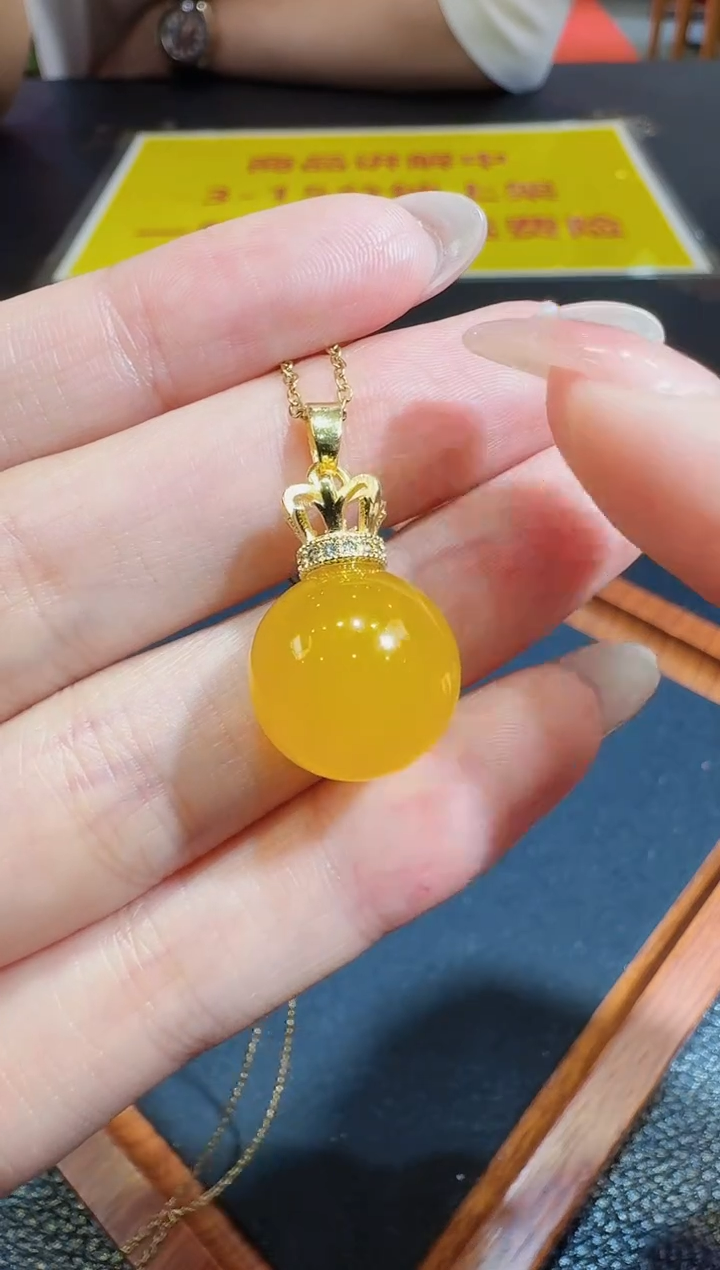 【闪购商品】玛瑙/玉髓吊坠合金发一件