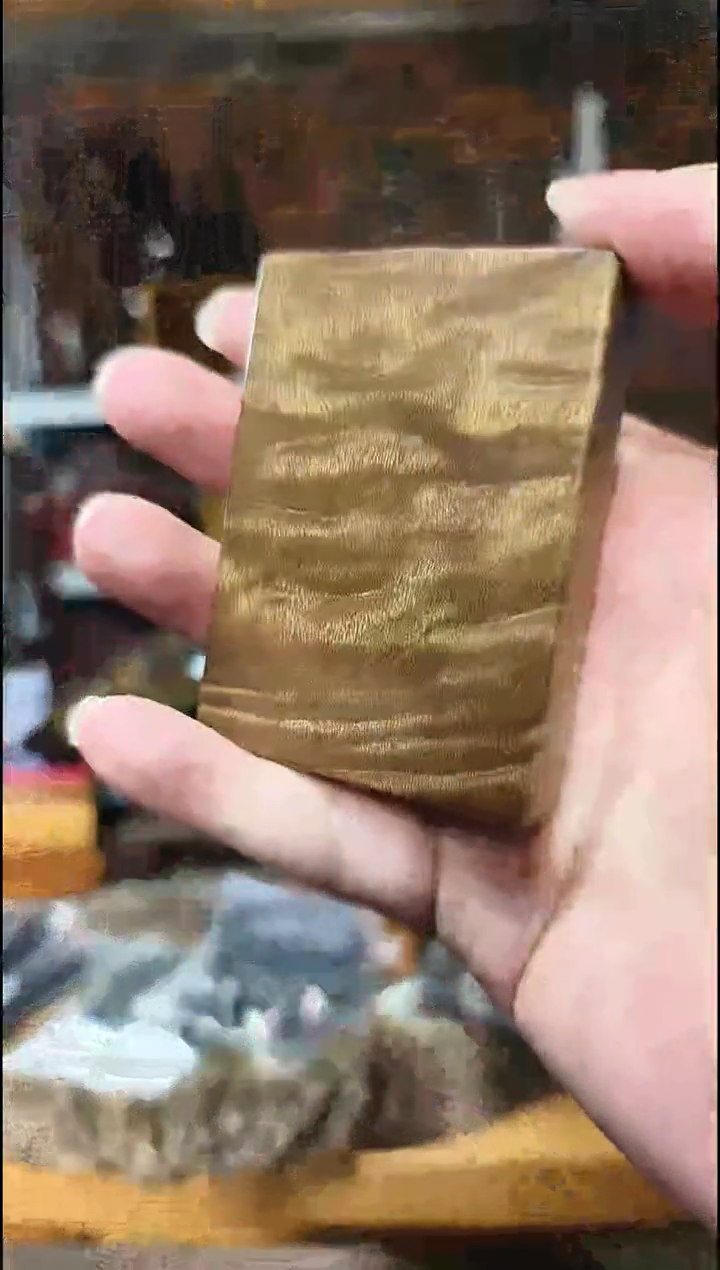 金丝楠无事牌手把件