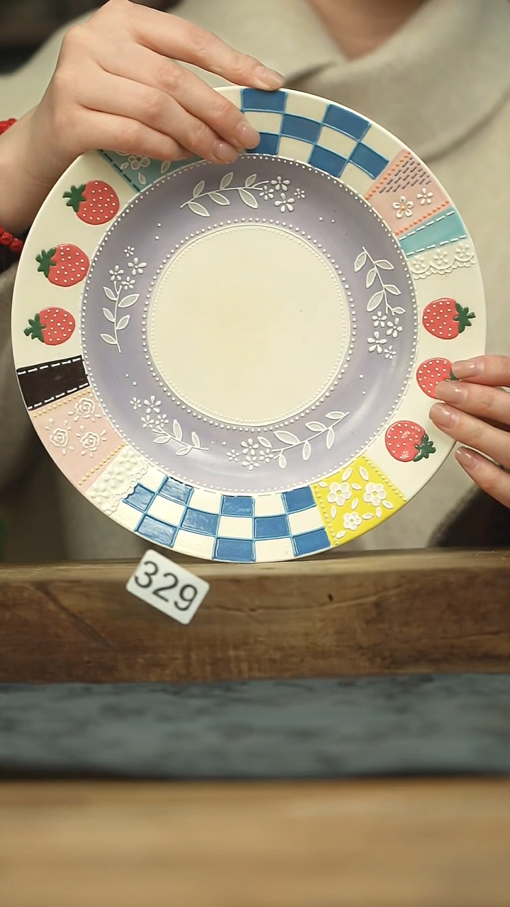 设计师手作款 喜喜手绘系列壶承