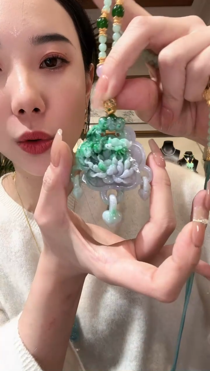 【闪购商品】翡翠颈饰未镶嵌国风