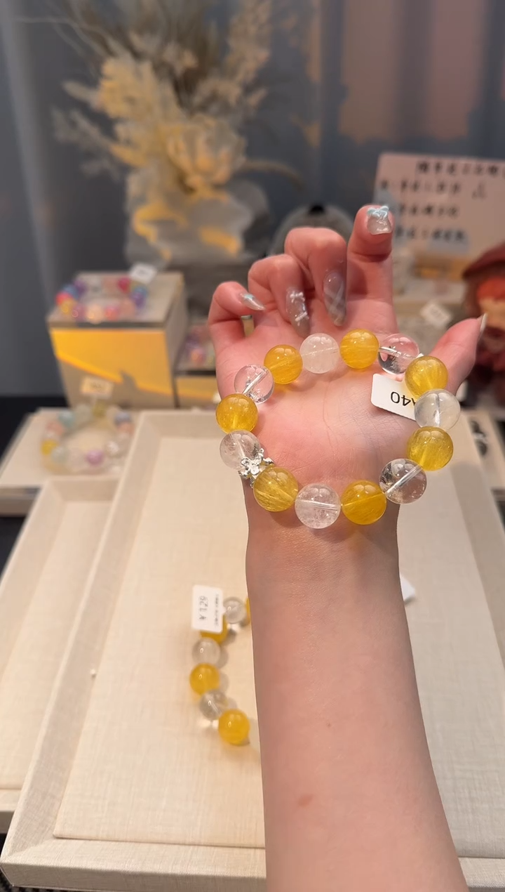 未镶嵌手串萤石【灵琳之境】直播专属链接 自选手串 A40