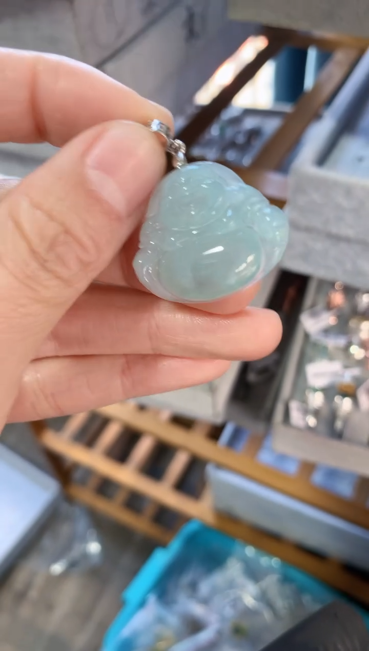 银S925镶嵌戒指翡翠444   8