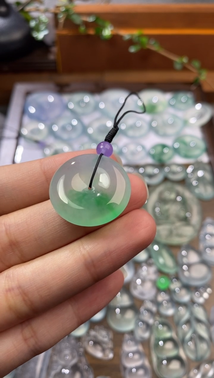 吊坠(不含链)未镶嵌翡翠扣子