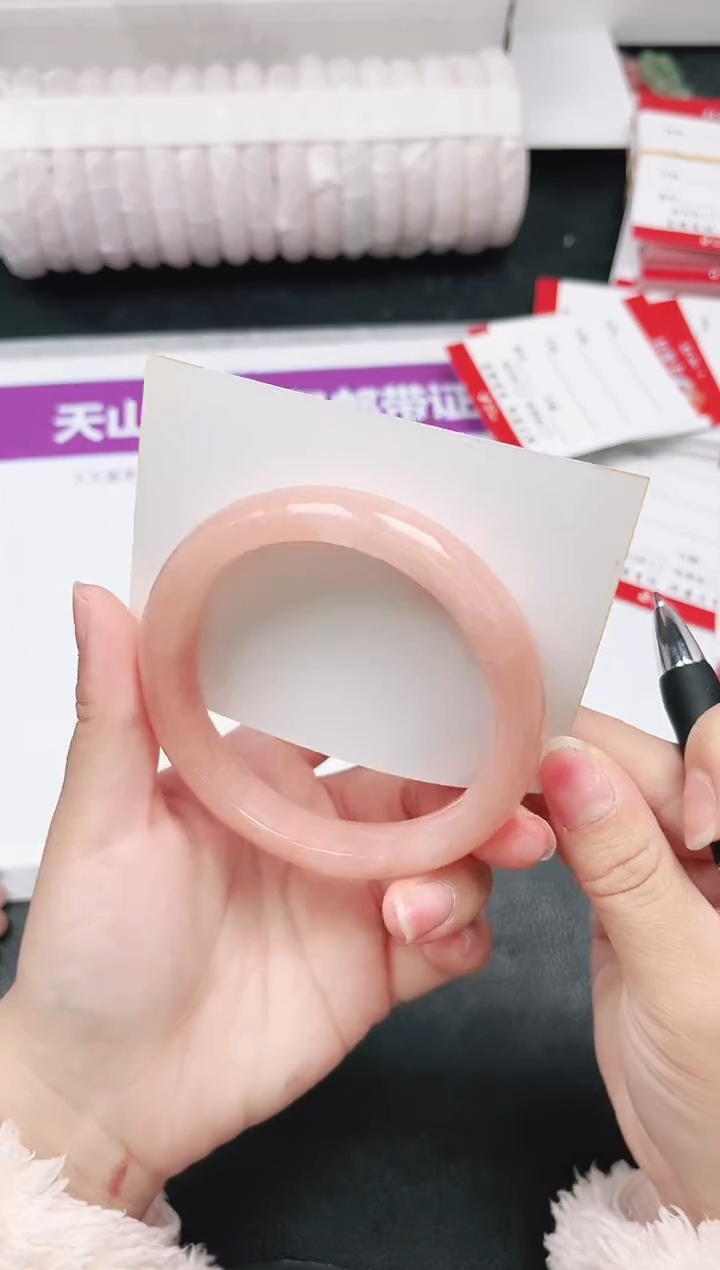 未镶嵌手镯石英质玉60-60