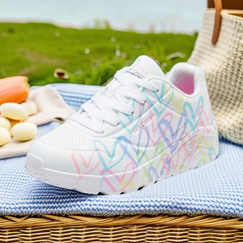 Skechers斯凯奇童鞋春季中大童绑带时尚休闲鞋防滑运动鞋 314064L