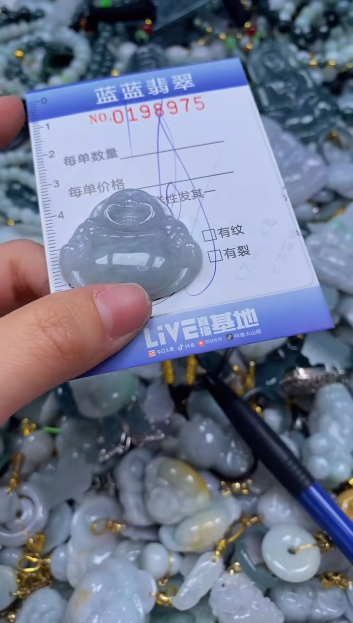 翡翠未镶嵌颈饰闪购0198975