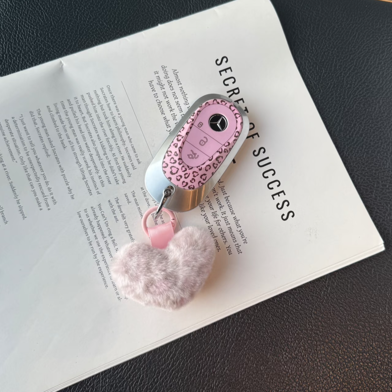 适用奔驰新C级钥匙套A级C级E级S级A200L包C260L扣E300L壳GLC300扣