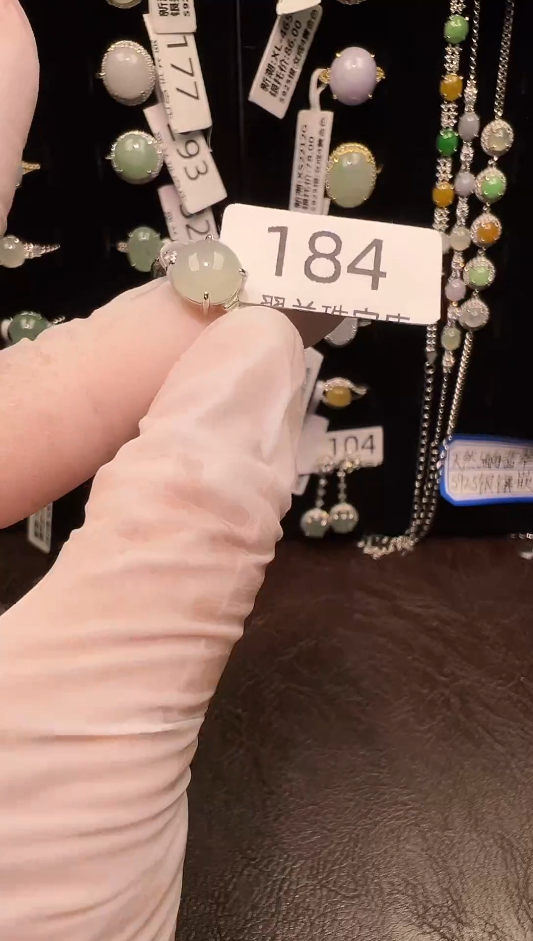 银S925镀金镶嵌戒指翡翠戒指