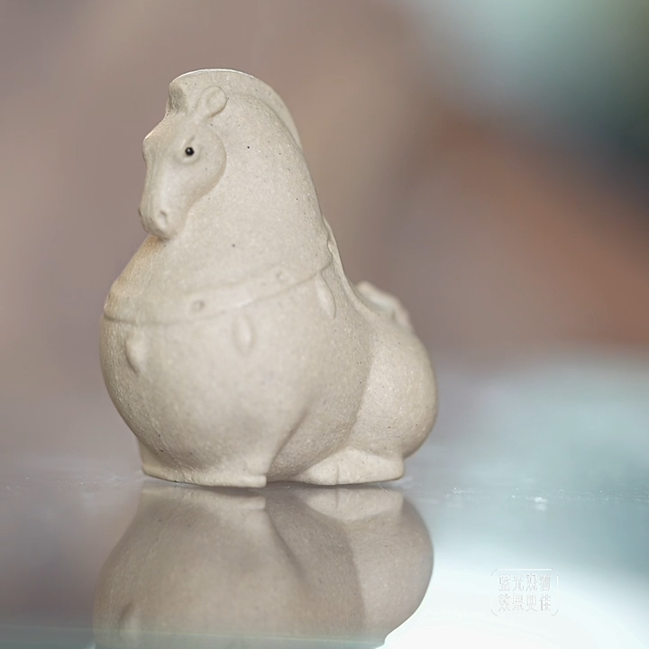【松泉茶器】 |《唐马》 紫砂 茶宠 摆件 jll112