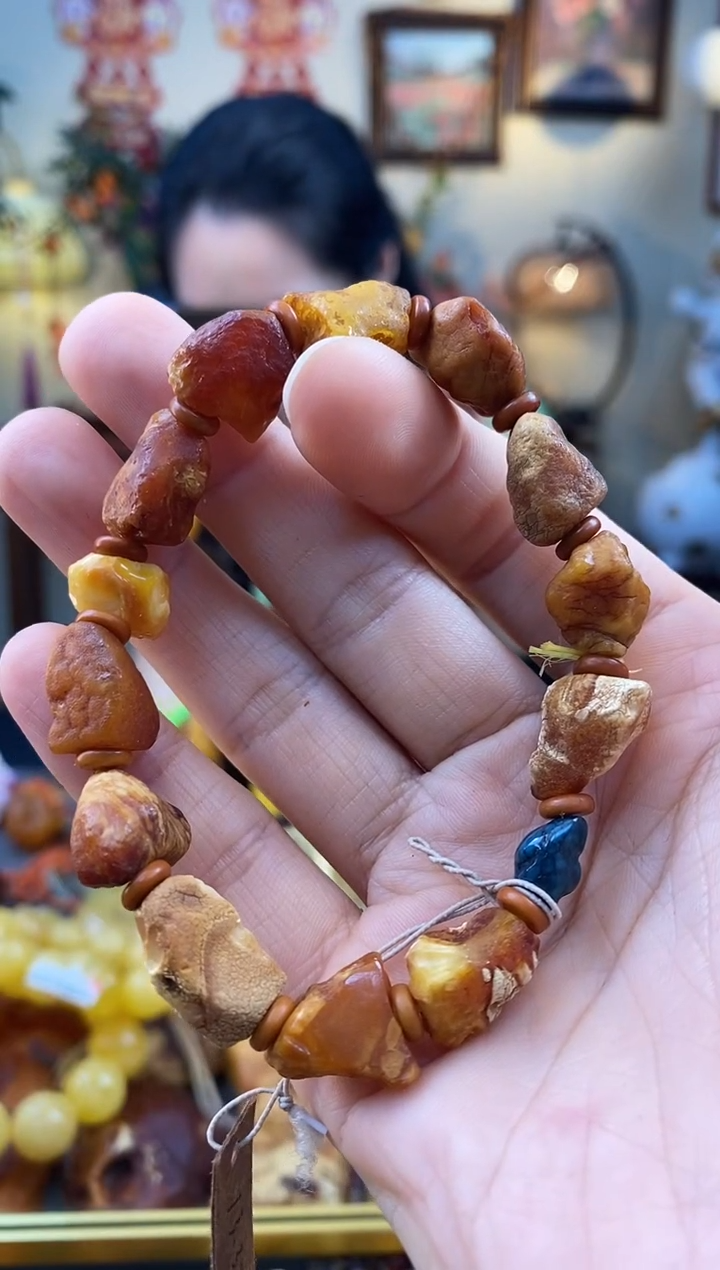 未镶嵌琥珀手串手串