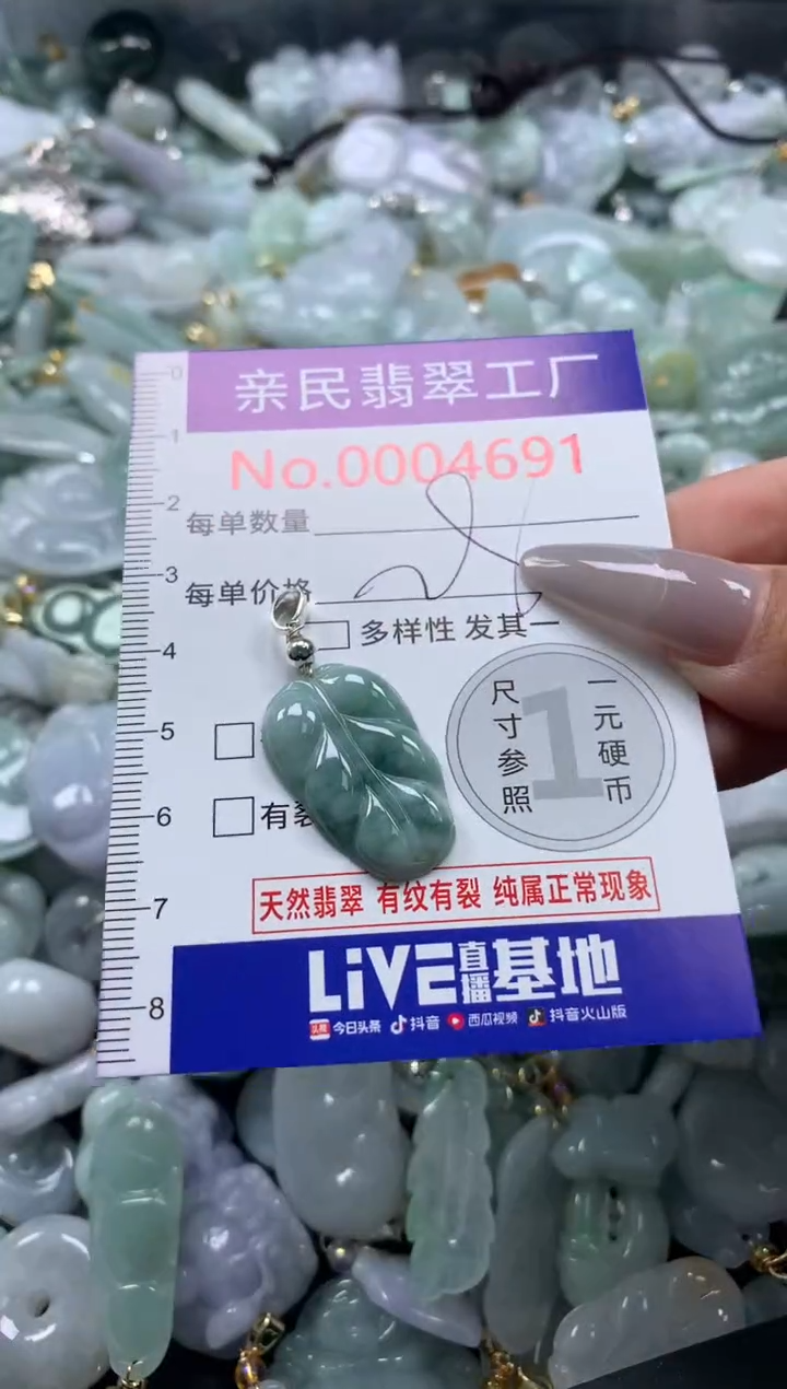 颈饰未镶嵌翡翠4691