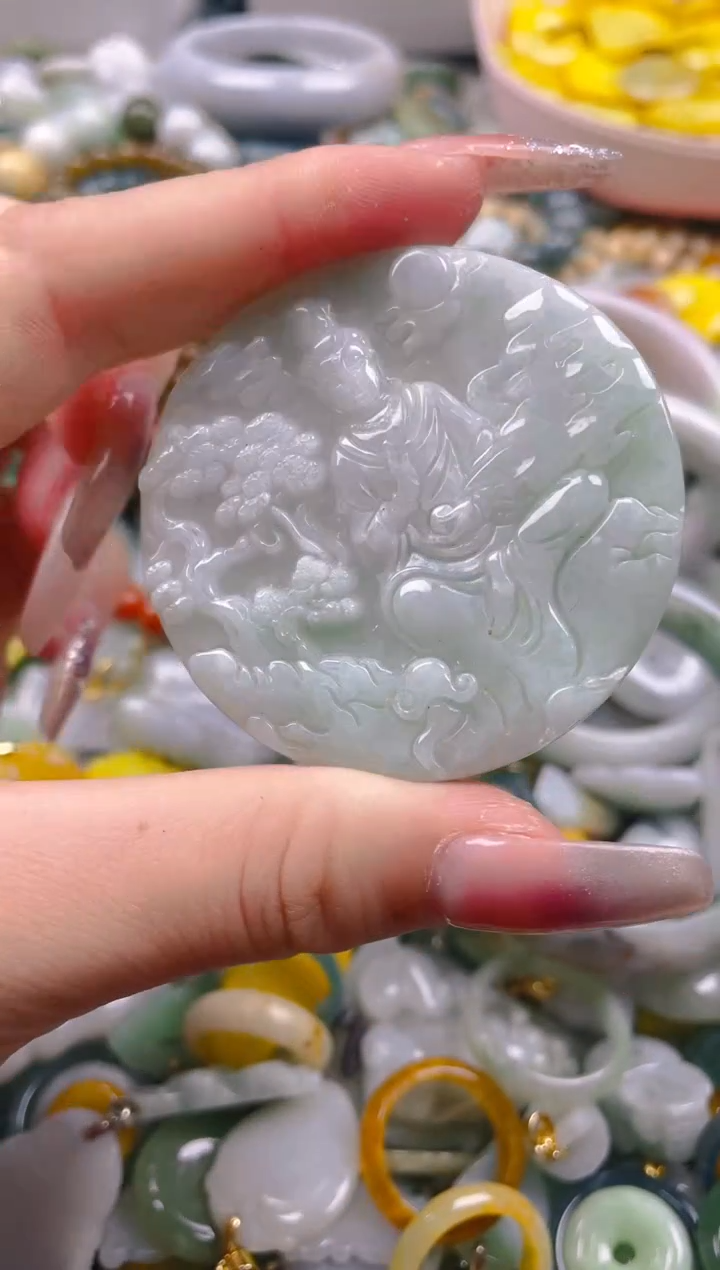 【闪购商品】翡翠颈饰未镶嵌/V/翡翠A货一图一物