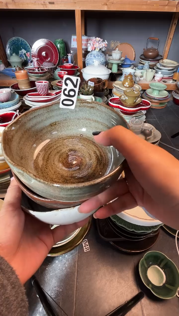 瓷片就*强062陶泥异型3只