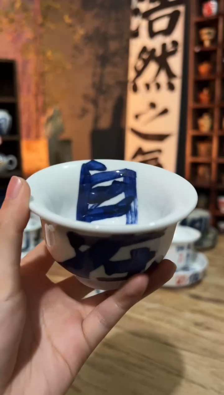 【闪购商品】观云听雨原创手绘茶具