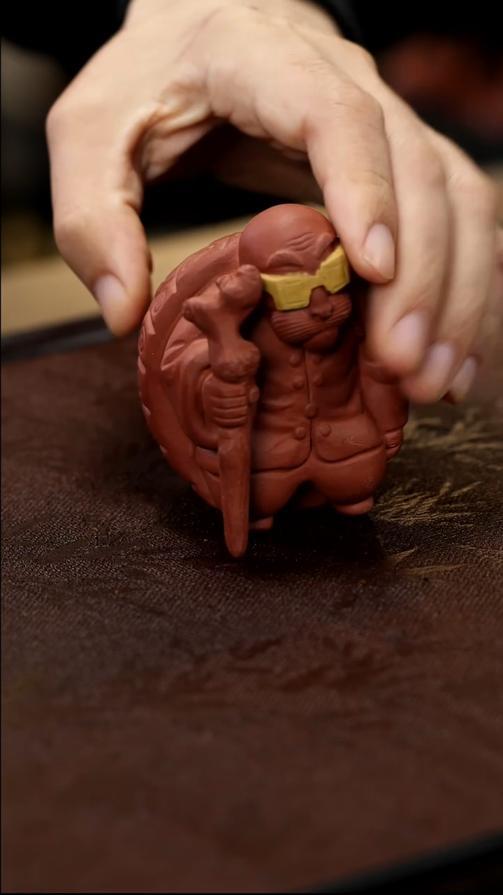 紫砂茶宠紫砂龟仙人