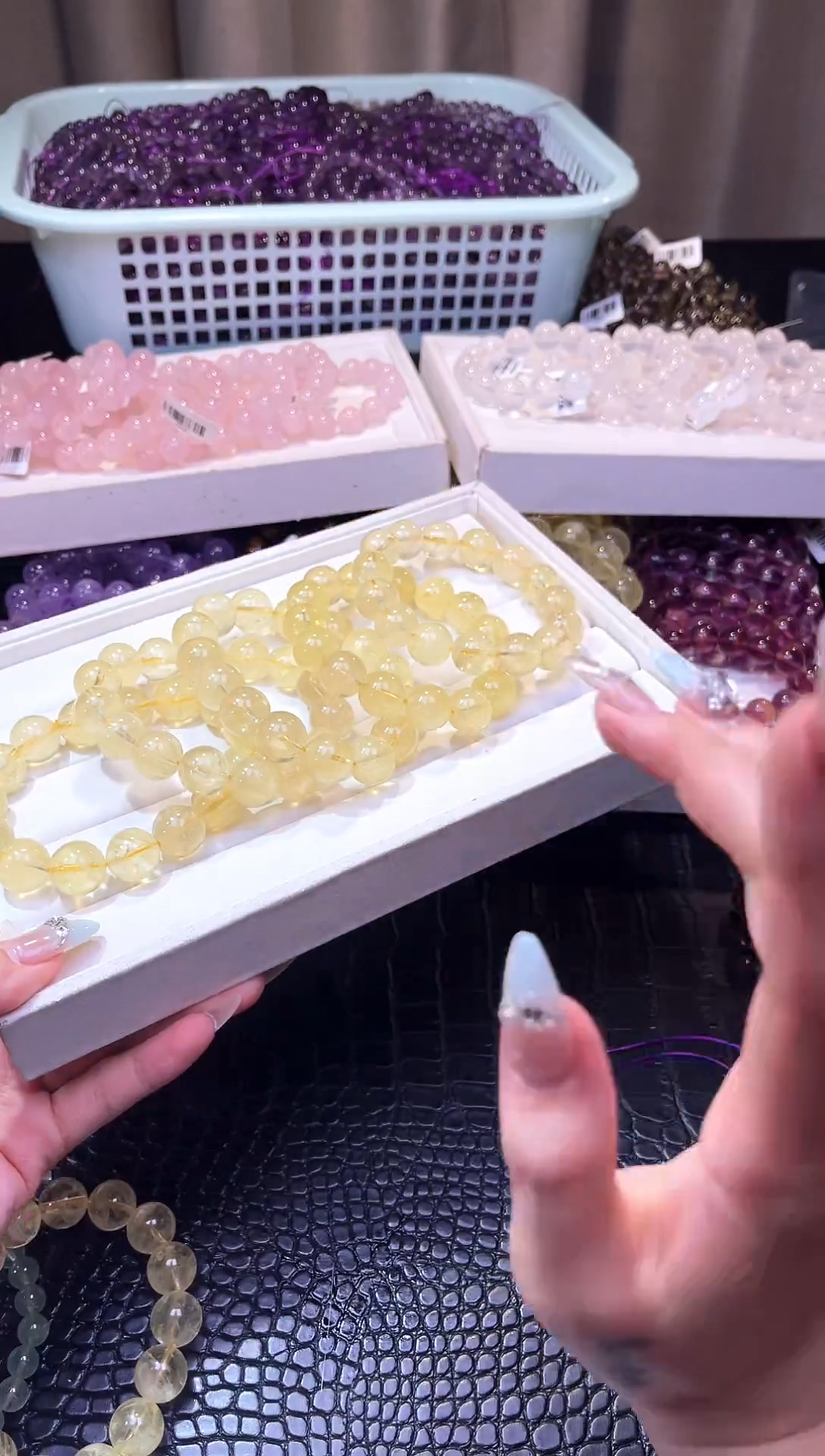 水晶手串未镶嵌Q18水晶手串-多样性发一