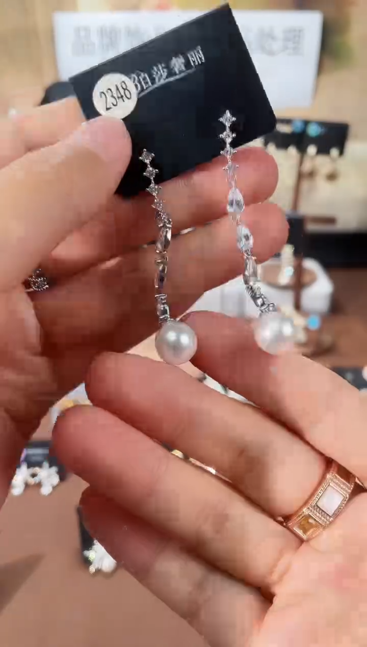 合金925银锆石柏2348