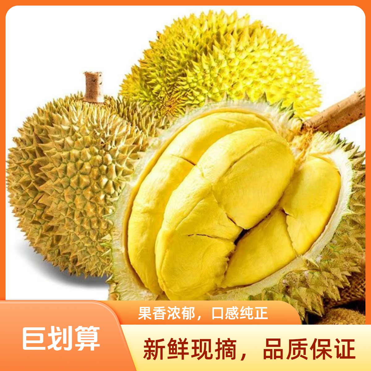 【榴莲现开】直播现开干尧榴莲7斤核小同城现发新鲜榴莲榴莲同城送干尧泰国东部