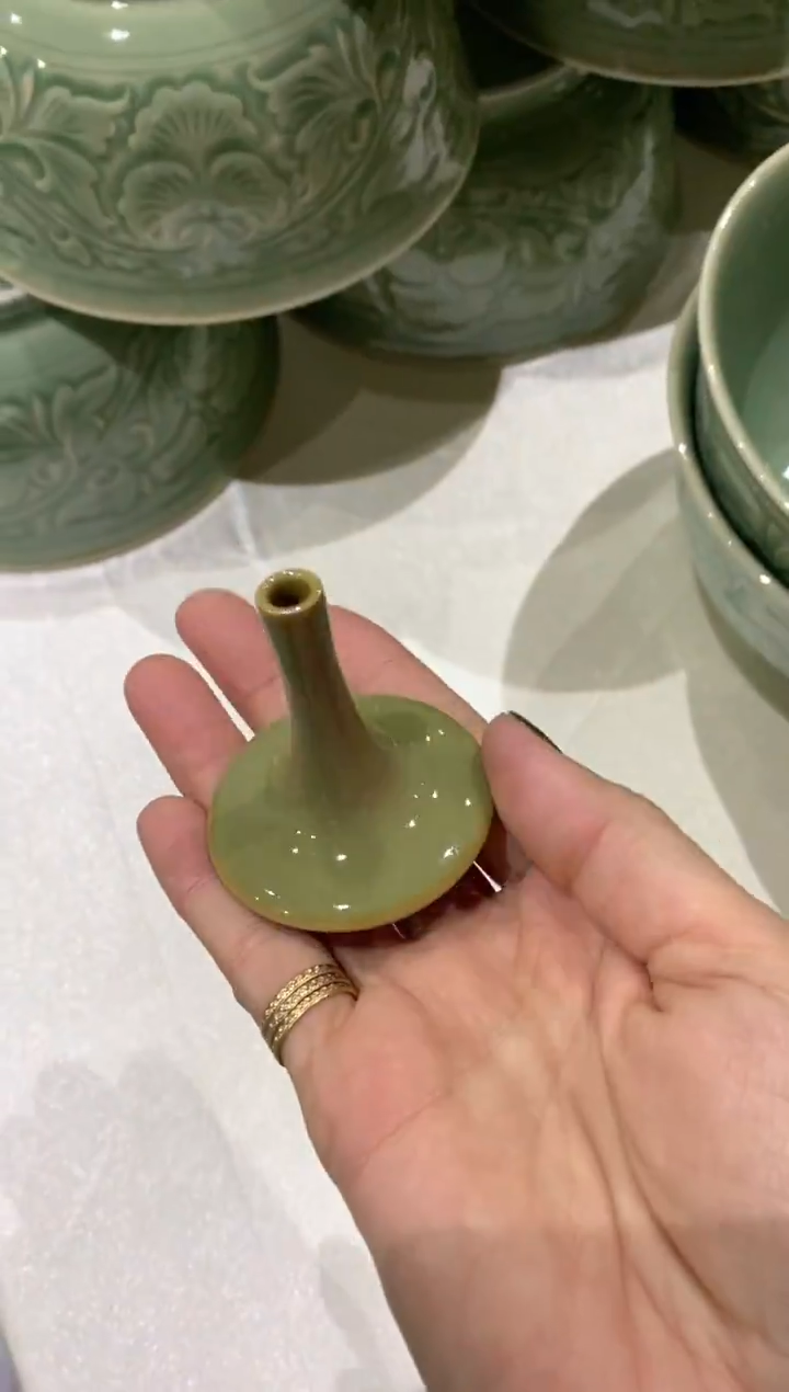 特价 青釉 【陀螺】 一个