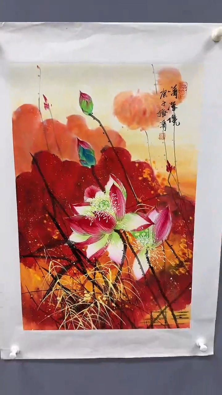 国画梅清绘画2.7pc花鸟