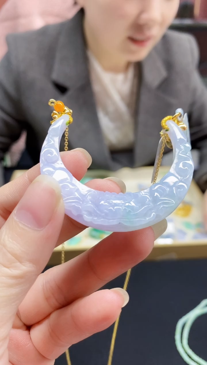 颈饰未镶嵌翡翠翡翠吊坠