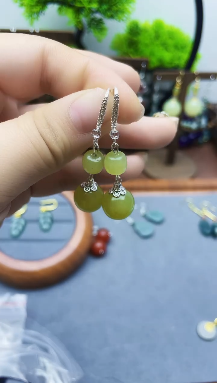 未镶嵌和田玉耳饰112600