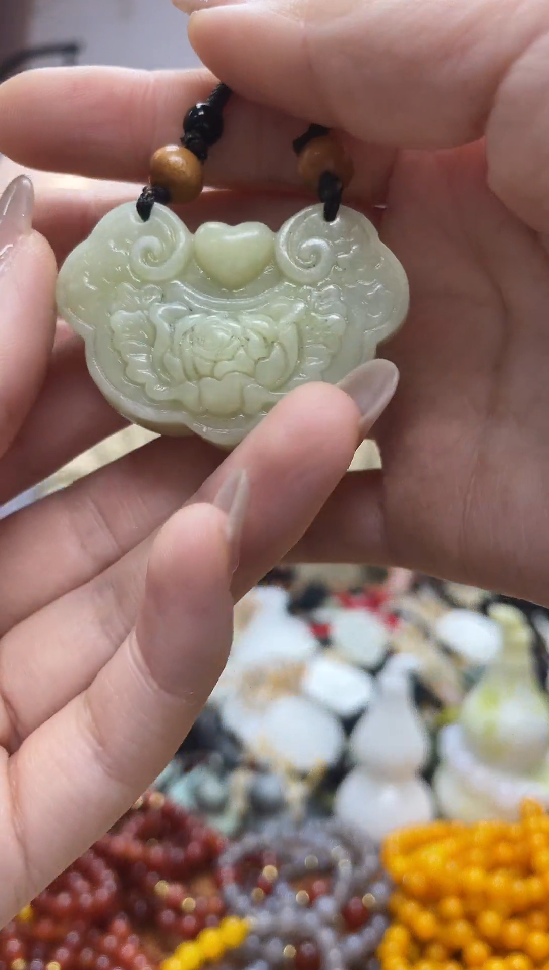 未镶嵌岫玉吊坠·