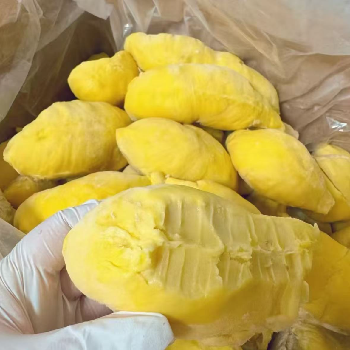 果切（爆品）金枕冷冻榴莲肉一斤500g