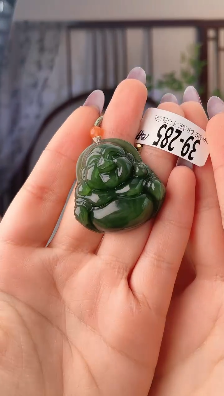 颈饰未镶嵌和田玉佛公 285