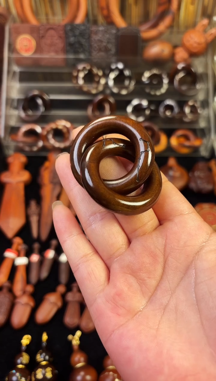 雷枣木玉化乾坤圈2.5