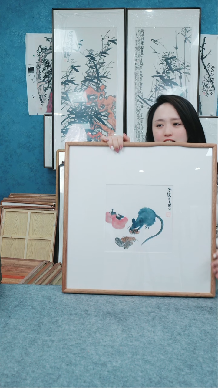 【闪购商品】国画50*50本土老师花鸟