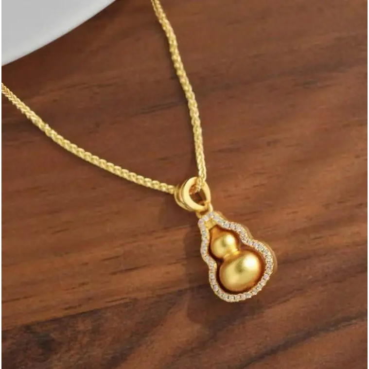 JS022 可旋转葫芦项链