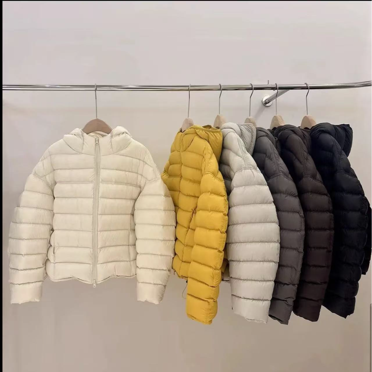 【现货速发】排骨泡芙2025冬季新款排骨泡芙连帽羽绒服