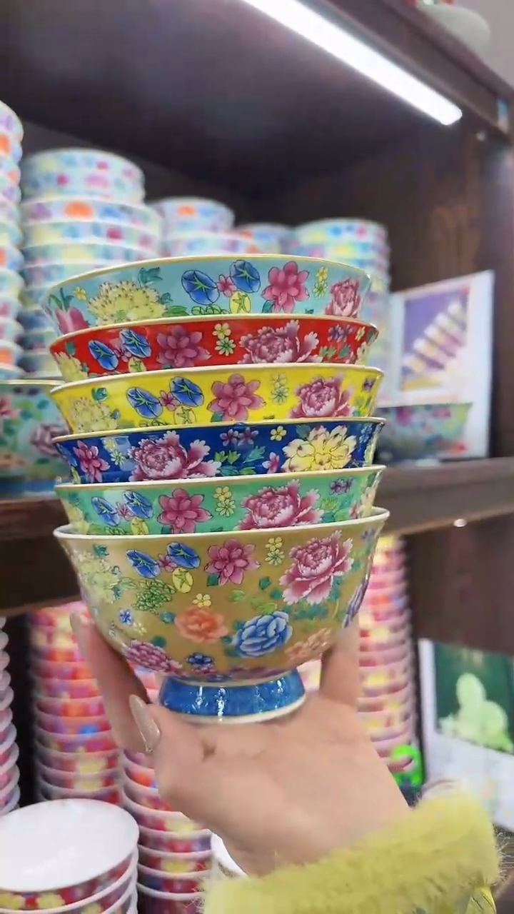 【闪购商品】瓷片5英寸饭碗10个景德镇陶瓷