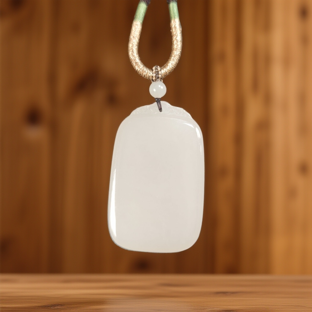 （直播间福利专拍）和田玉无事牌老熟油润细腻男女通用时尚百搭