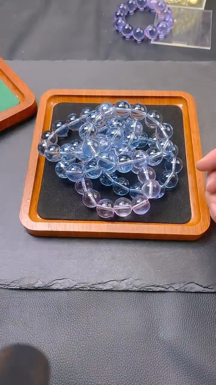 海蓝宝石手链未镶嵌海蓝宝18mm单圈