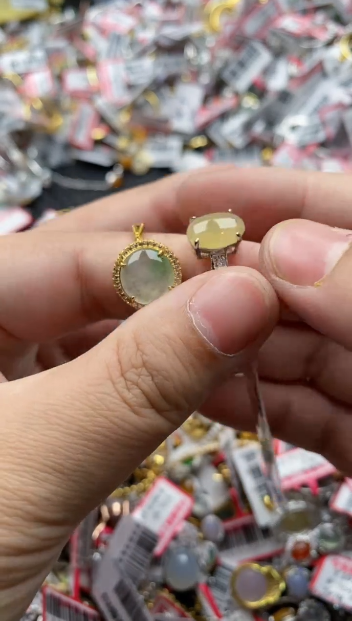 【闪购商品】翡翠戒指银S925镶嵌33333---6