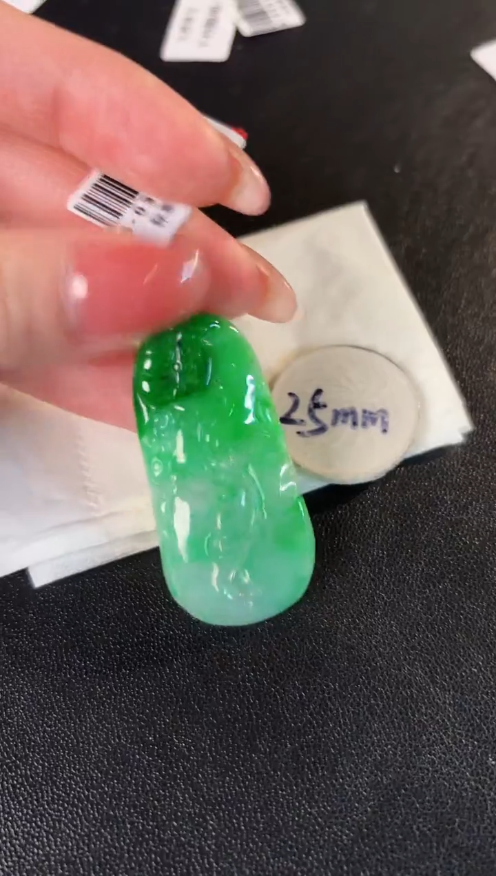 【闪购商品】翡翠颈饰18K金镶嵌缅料A货/支持复检/一件