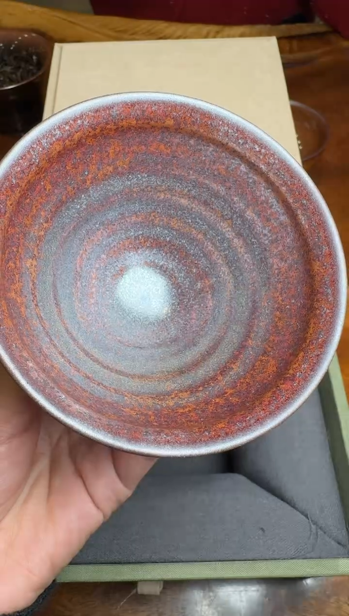 【闪购商品】茶盏许杰龙窑柴烧10