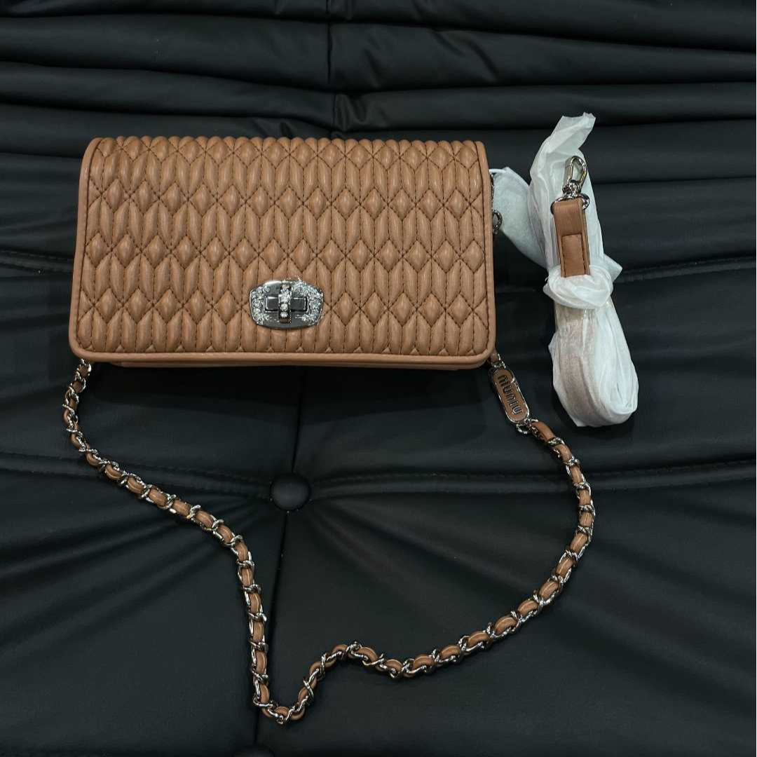 【TY】HZ-8271-坚果棕 轻奢高级韩版单肩潮流时尚简约女包