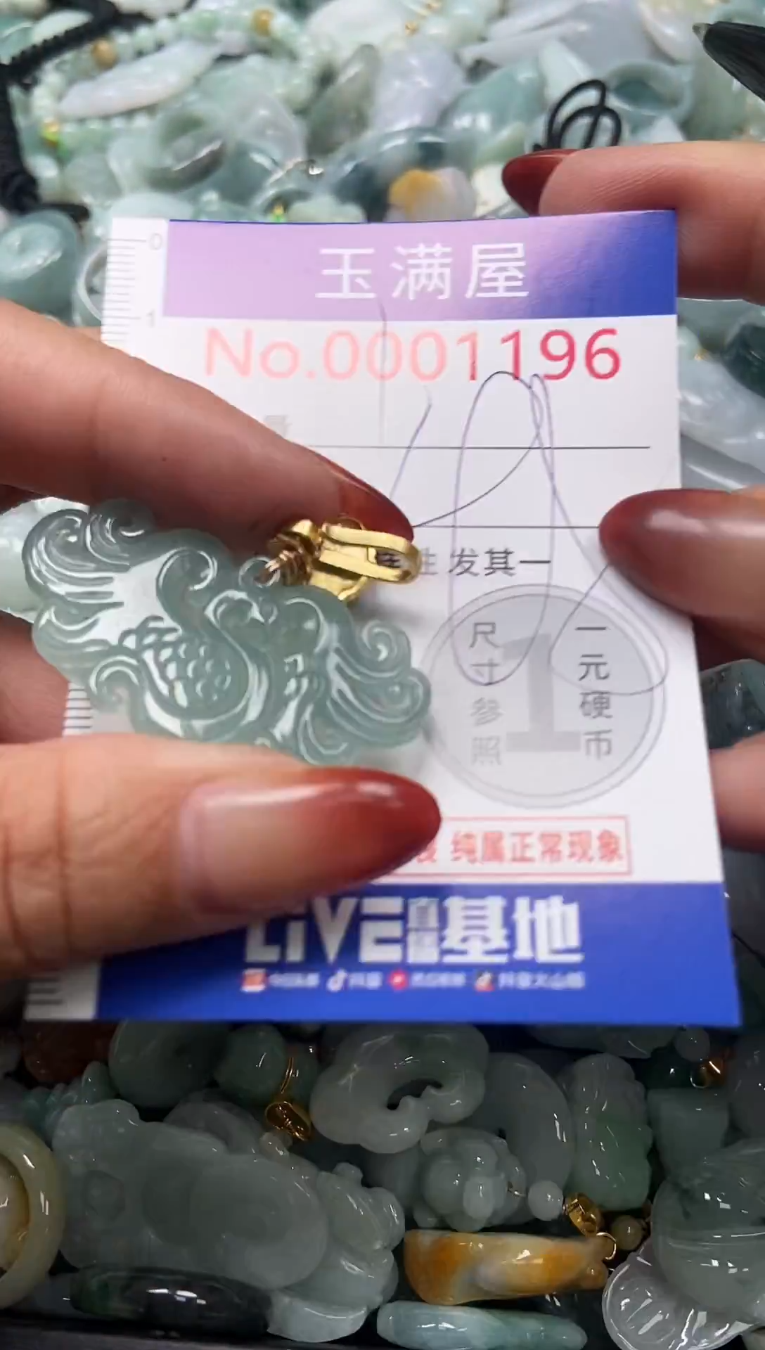 颈饰未镶嵌翡翠1196