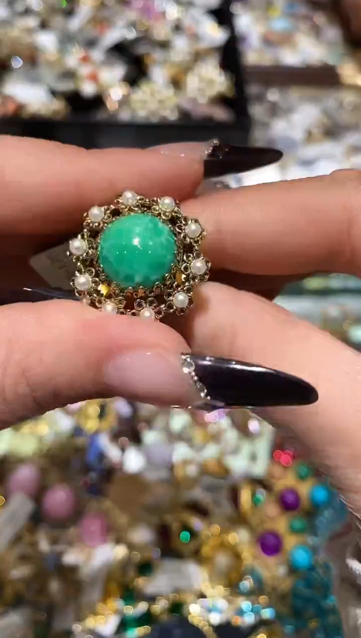 纯铜合金琉璃楚楚珠宝中古甄选不退换