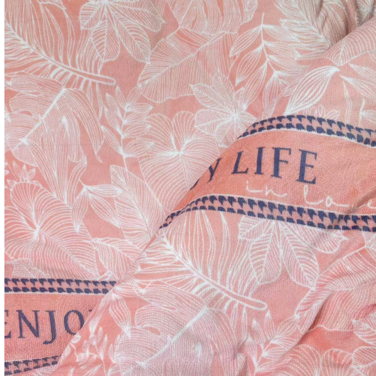 粉色梦娜高端保暖石墨烯冬款被子双人2.0*2.3m加厚冬季被