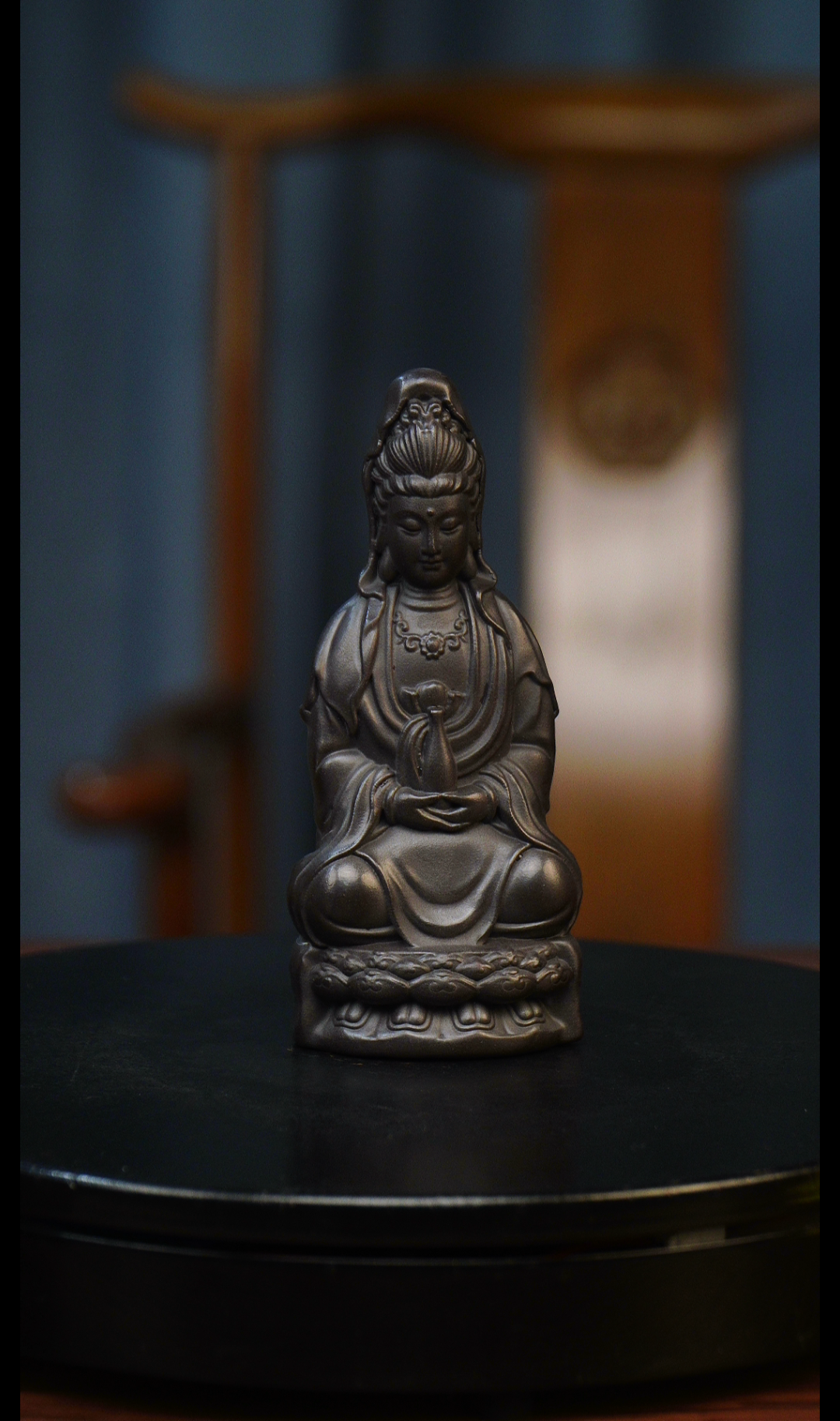 黑观音 宜兴紫砂摆件