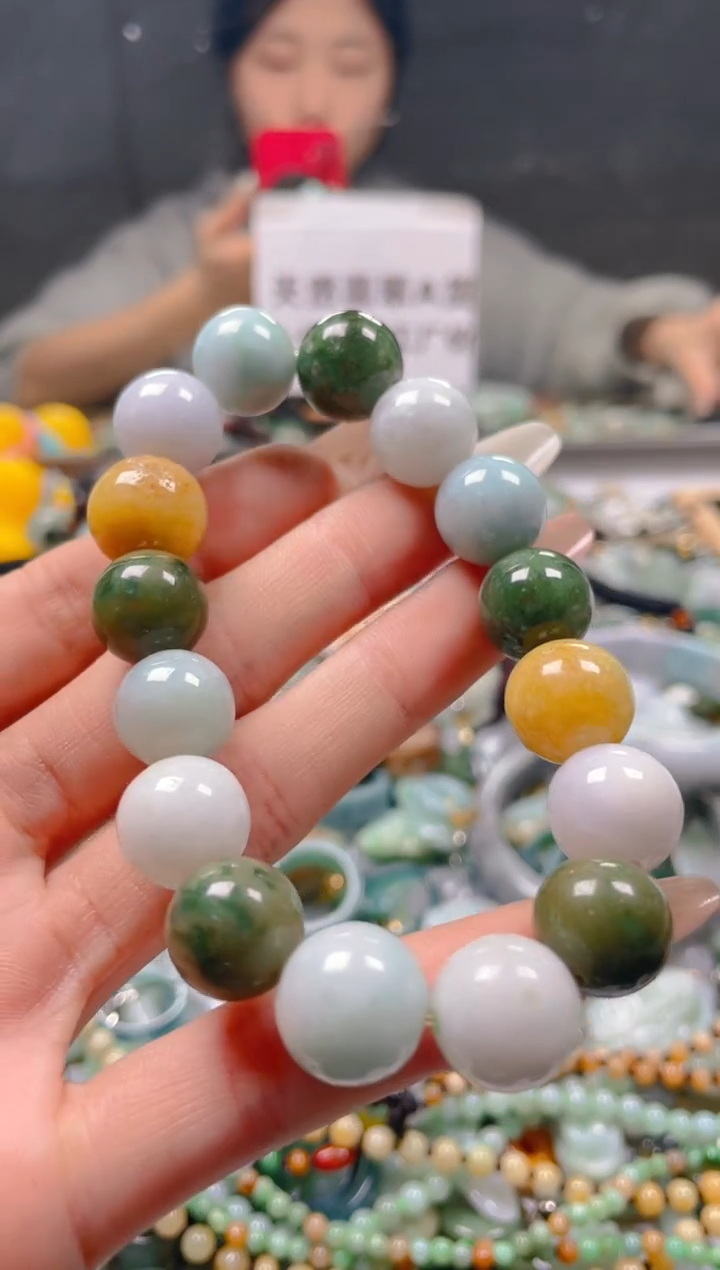 【闪购商品】翡翠颈饰未镶嵌13-14MM/H/翡翠A货一图一物