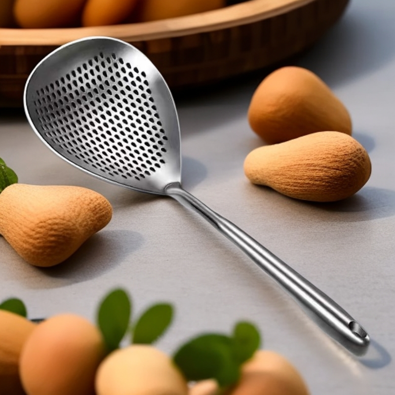 【新品上新】漏勺家用不锈钢捞勺厨房大号花椒勺过滤网沥水勺