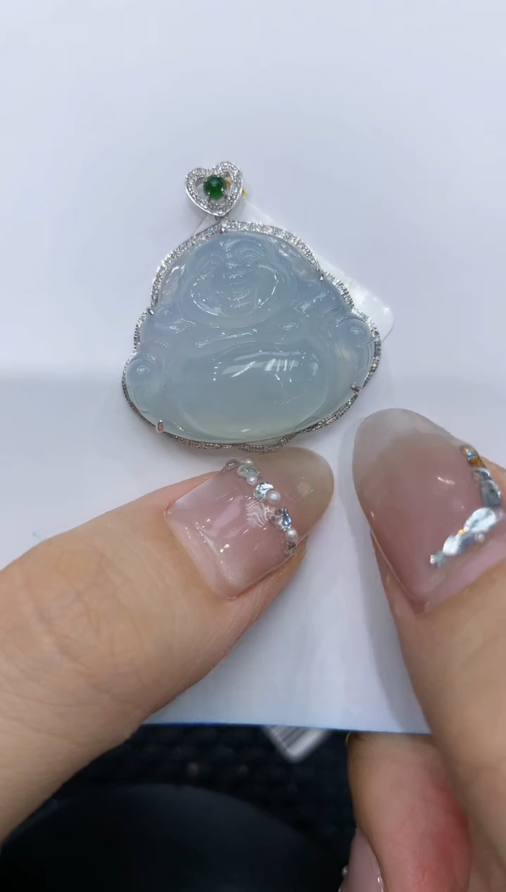 【闪购商品】翡翠颈饰18K金镶嵌222222222