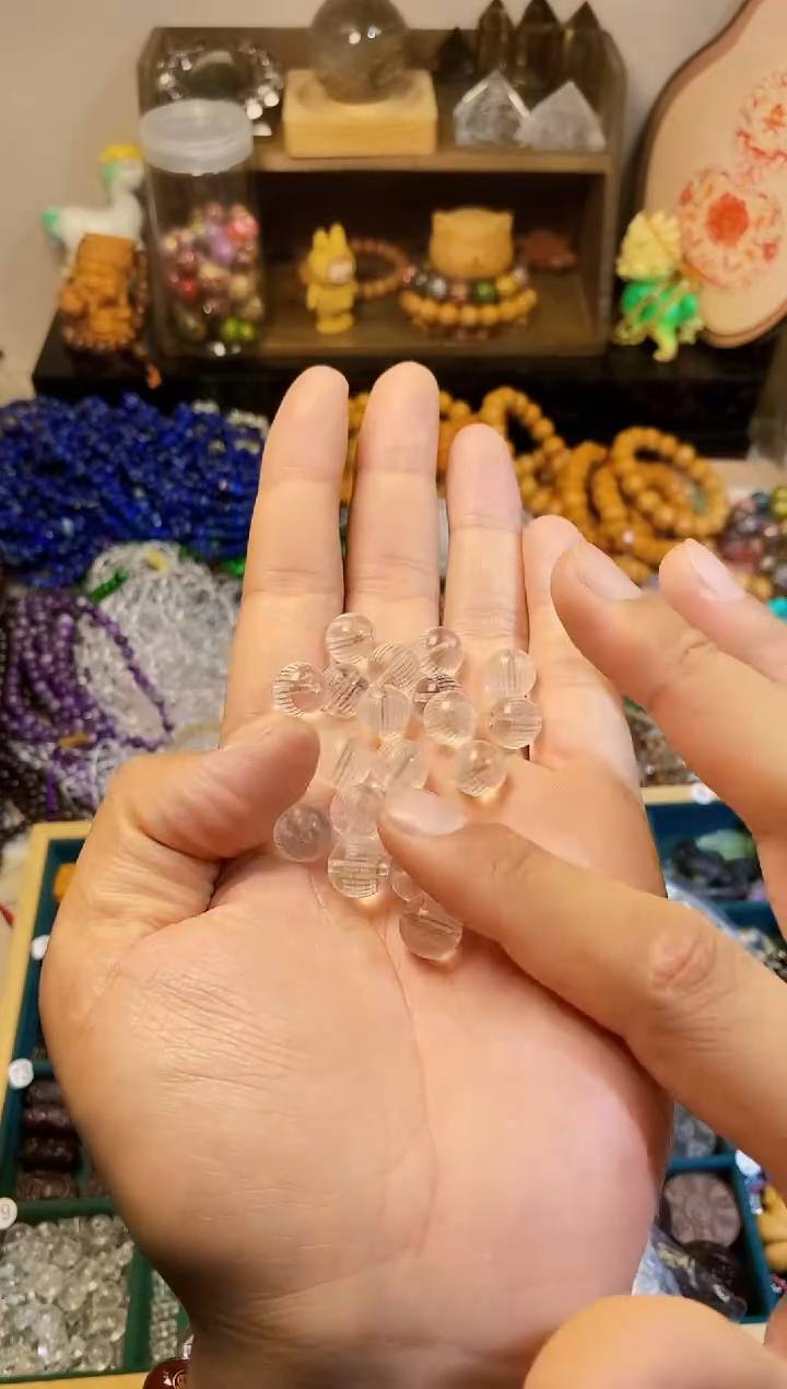 玛瑙/玉髓手链合金白水卡12心经款式单珠拍1发2